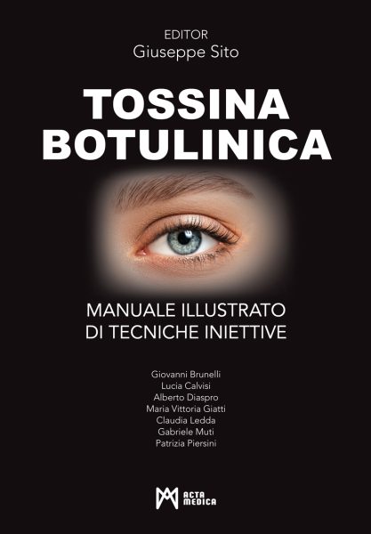 Tossina botulinica Manuale illustrato di tecniche iniettive LIBRO COPERTINA