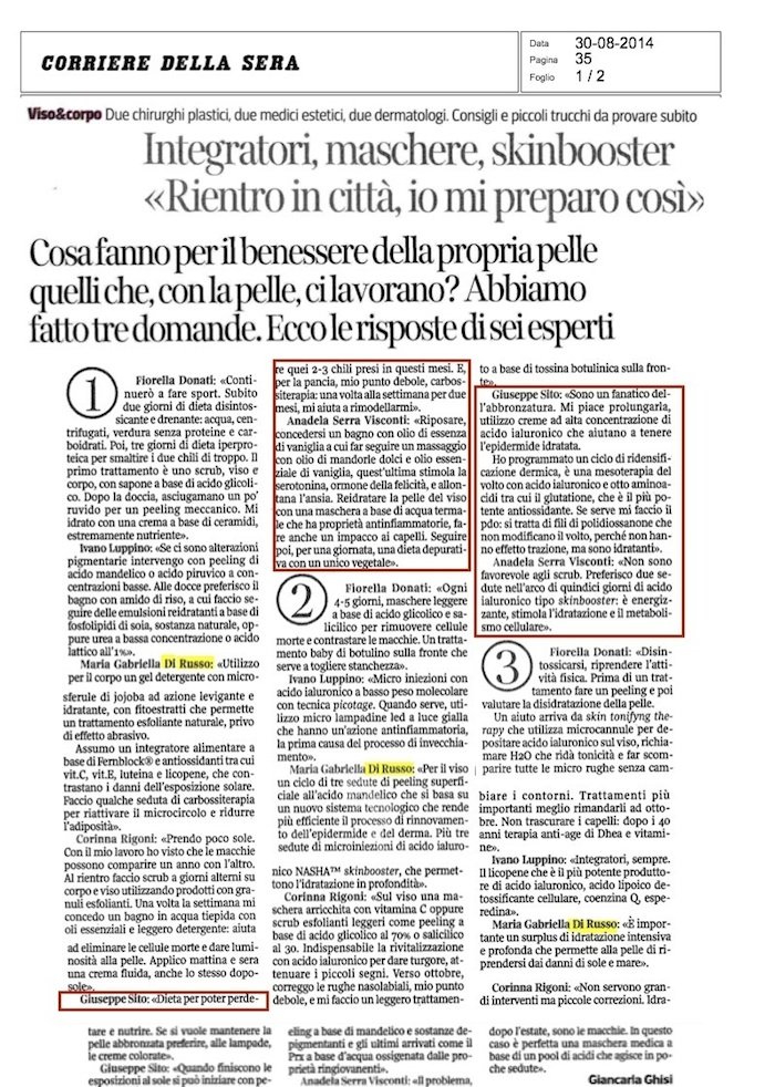 Corriere della Sera 30.08.2014